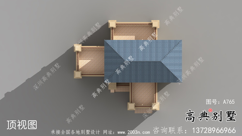 清新四层欧式别墅最新设计效果图纸