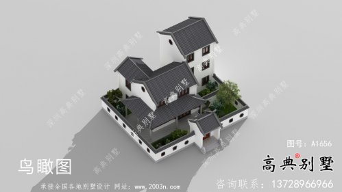 简单一点的新中式苏式园林别墅设计图