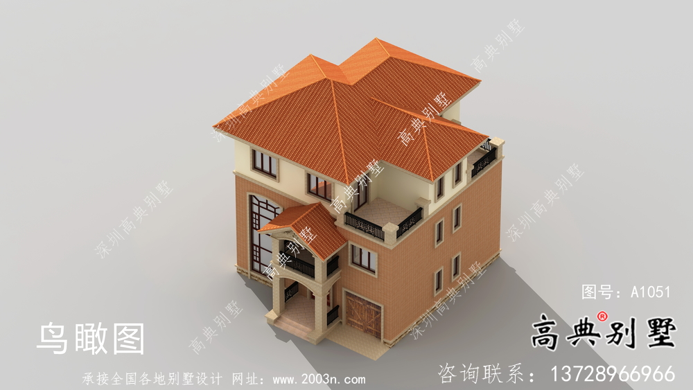 欧式房子设计图三层别墅