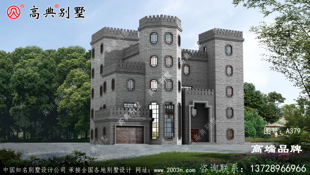 韵味十足的中式城堡别墅