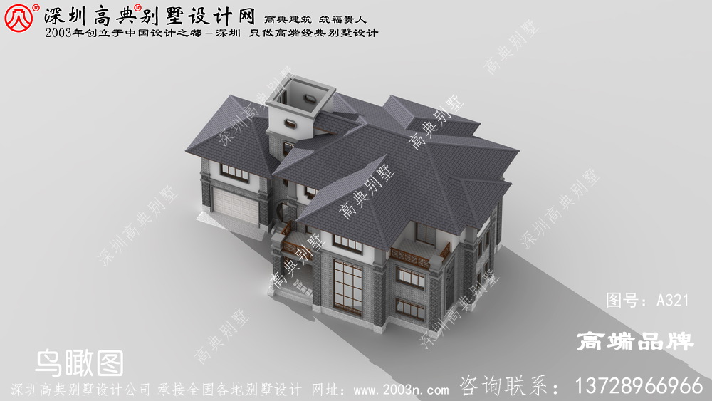 新中式风格 的乡村别墅 ，外形 新颖别致 ，十分 精致 ，可以 说是 乡村 中的独具一格 。